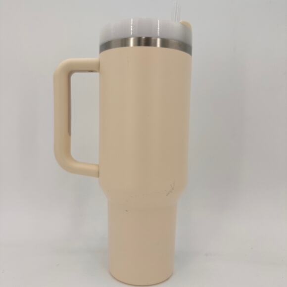 Stanley Cream The Quensher H2.0 The Flowstate 40 oz Tumbler NWOT - Picture 6 of 9